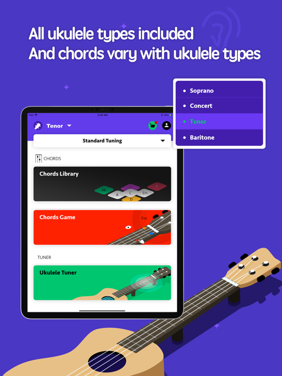 Screenshot #4 pour ukulele chords pro - uke chord