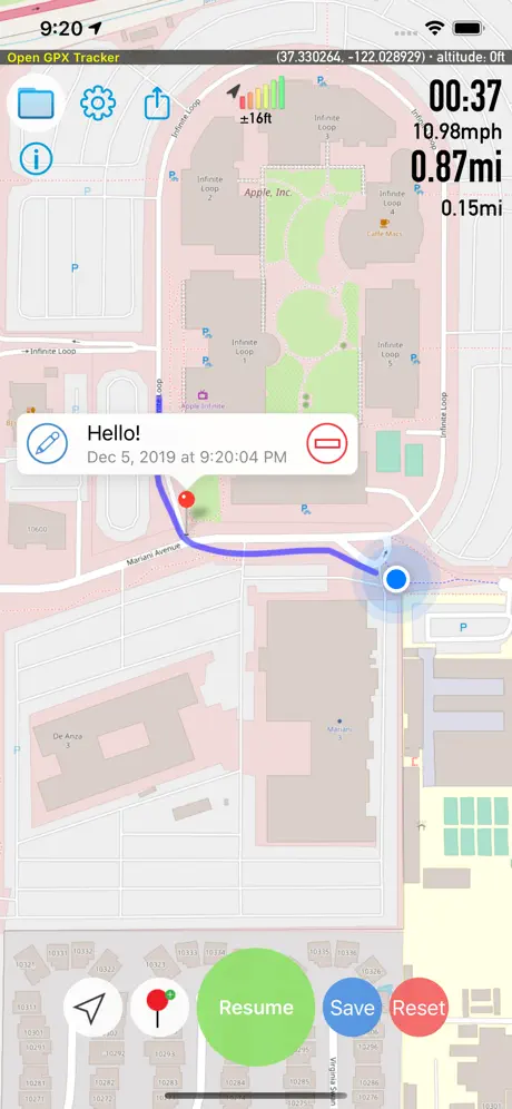 Open GPX Tracker