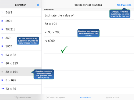 Screenshot #5 pour Practice Perfect Rounding