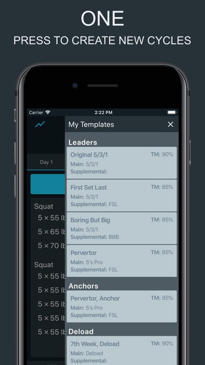 Ultimate 5/3/1 - Workout Log