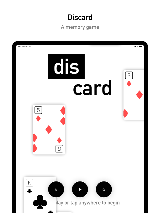 ‎Discard - A Memory Game Screenshot