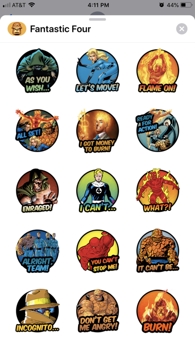 Fantastic Four Stickersのおすすめ画像2