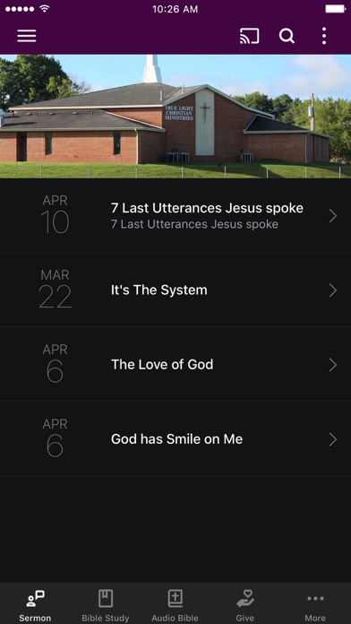 Screenshot #1 pour TrueLight Christian Ministries