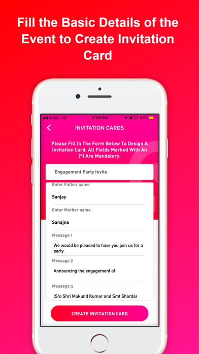 Screenshot #2 pour Envites: Invitation & Services