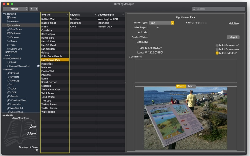 Screenshot #3 pour DiveLogManager