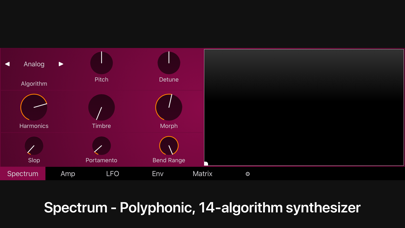 Screenshot #1 pour Spectrum Synthesizer Bundle