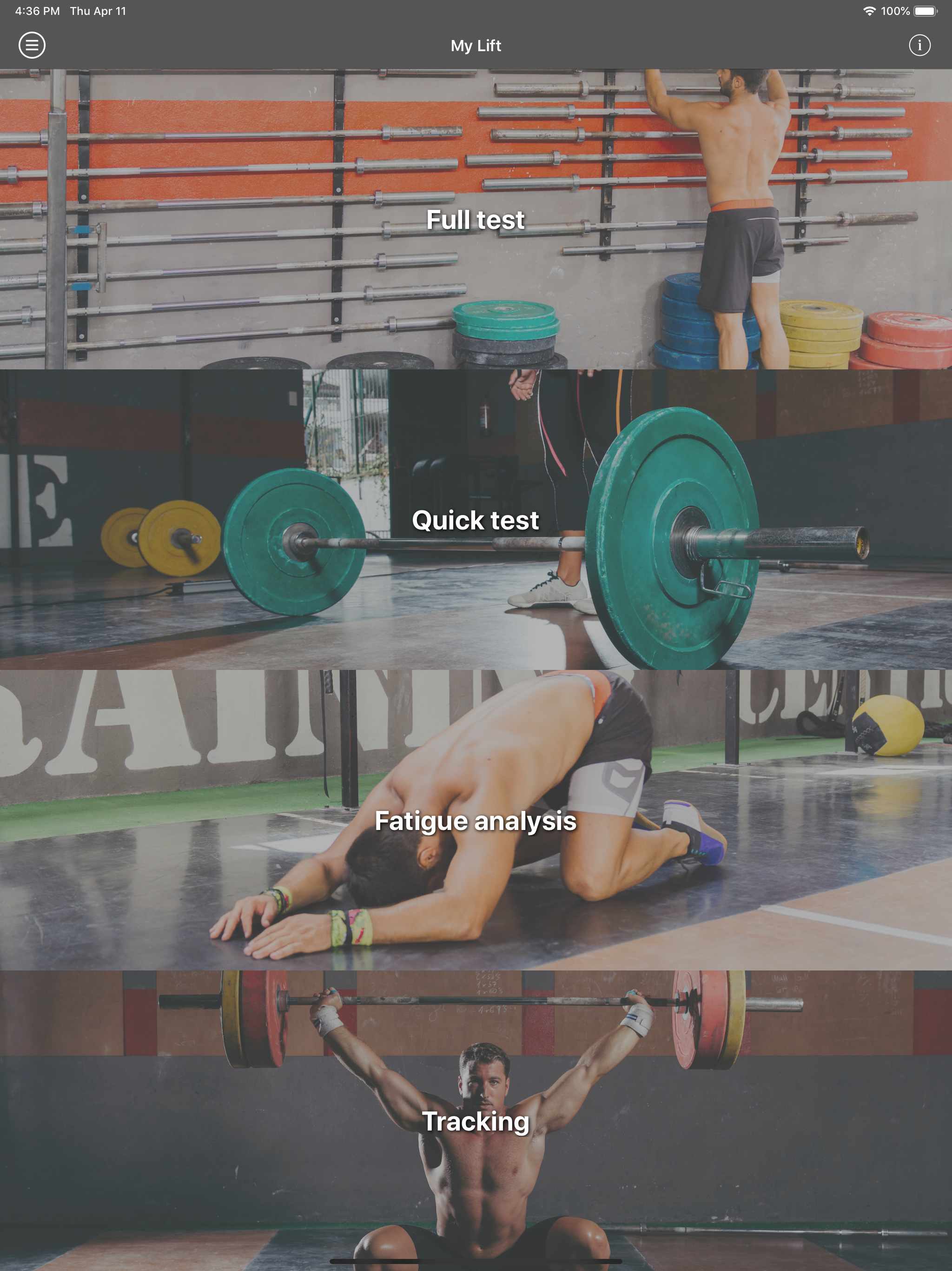 My Lift: Measure your strength
