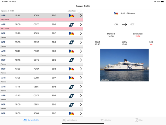 Screenshot #5 pour PoD Port Information