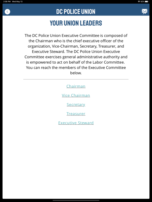 DC Police iPad screenshot 3 - Business app