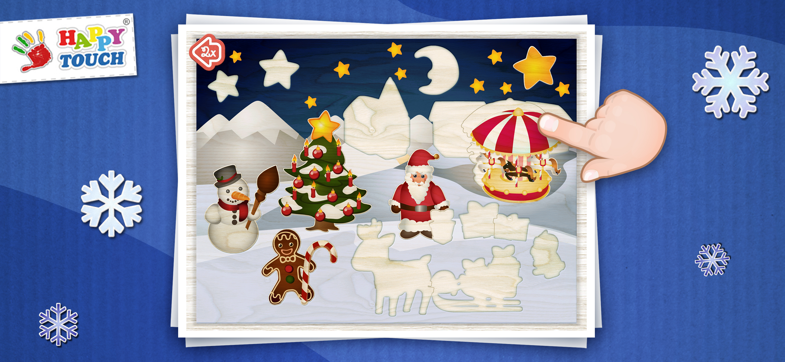 PUZZLE-CHRISTMAS Happytouch® screenshot 5