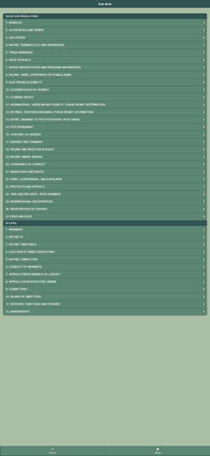 U.S. Trotting Rule Book