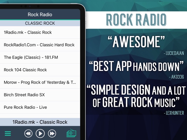 Rock Radio: Streaming Music on the App Store