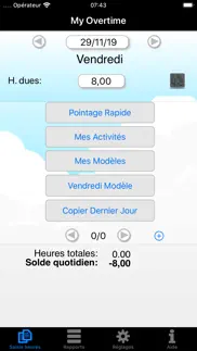 my overtime iap iPhone Captures Décran 1