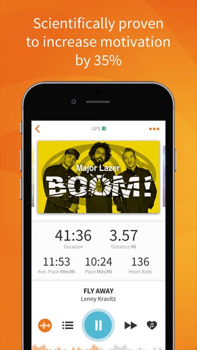 RockMyRun - Workout Music for Running, Walking, Fitness, the Gym and Exercise screenshot