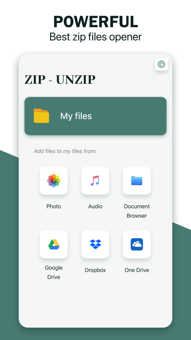 Screenshot #2 pour Zip app - Zip file reader
