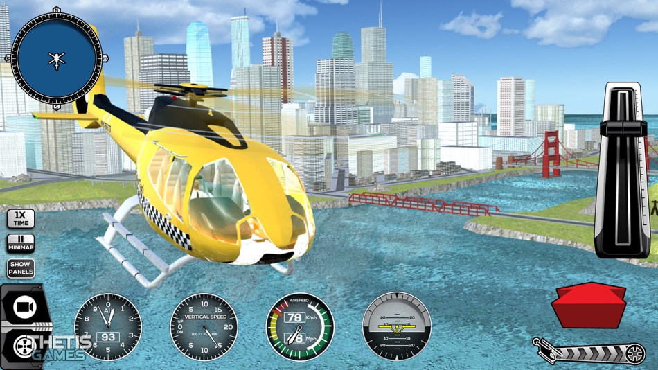 #8. Helicopter Simulator 2017 (iOS) 由: Thetis Consulting