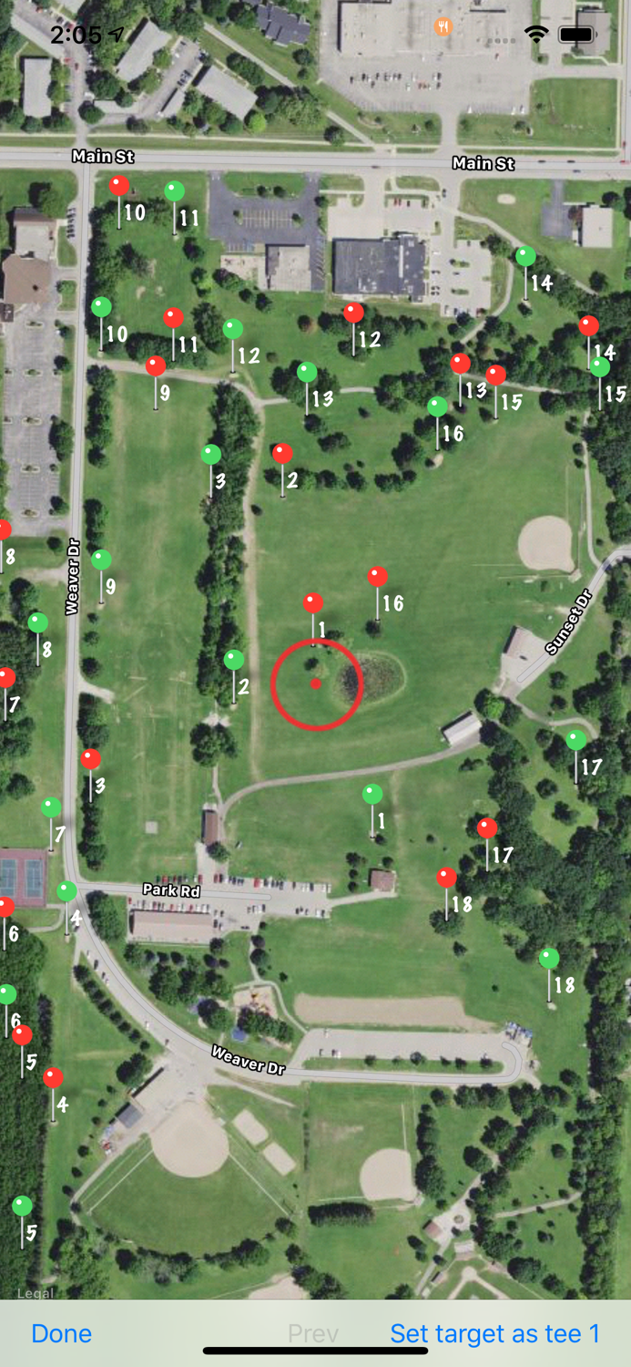 Disc Golf GPS Course Directory