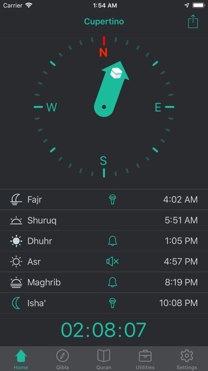 Muezzin - Prayer Times & Qibla