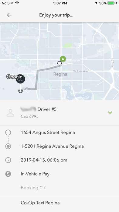 CO-OP TAXI REGINA Screenshot