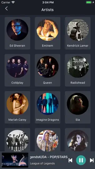 Скриншот MusicOZ: плеер для музыки на iPhone 4