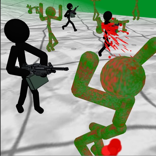 Stickman vs Zombies 3D Icon