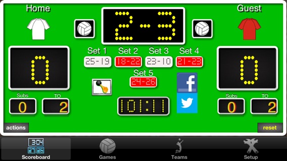Ace Volleyball Scoreboardのおすすめ画像1