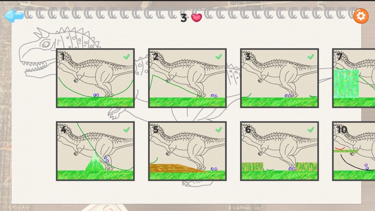 Dino line Draw - Drawing Game screenshot-5