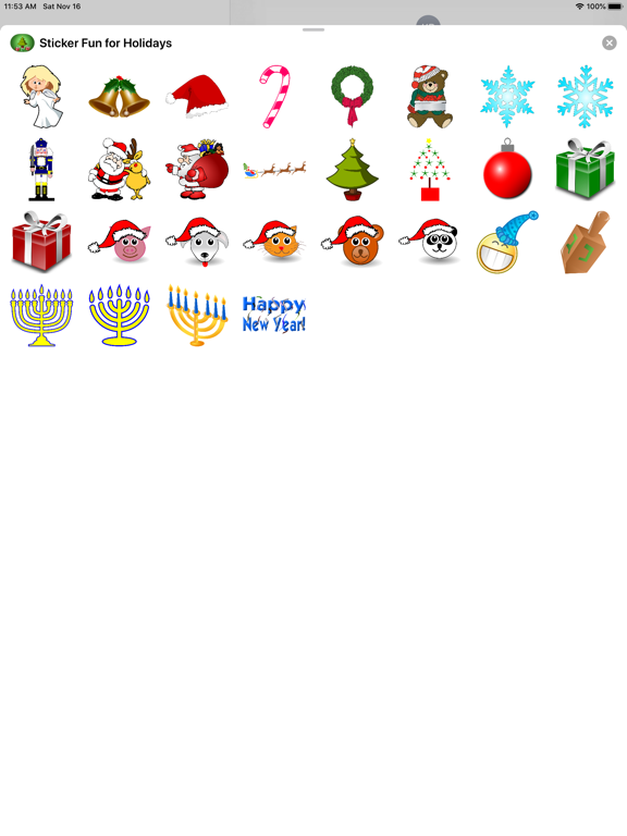 Screenshot #5 pour Sticker Fun for Holidays