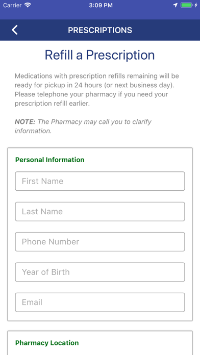 PharmAdvise Mobile App Screenshot