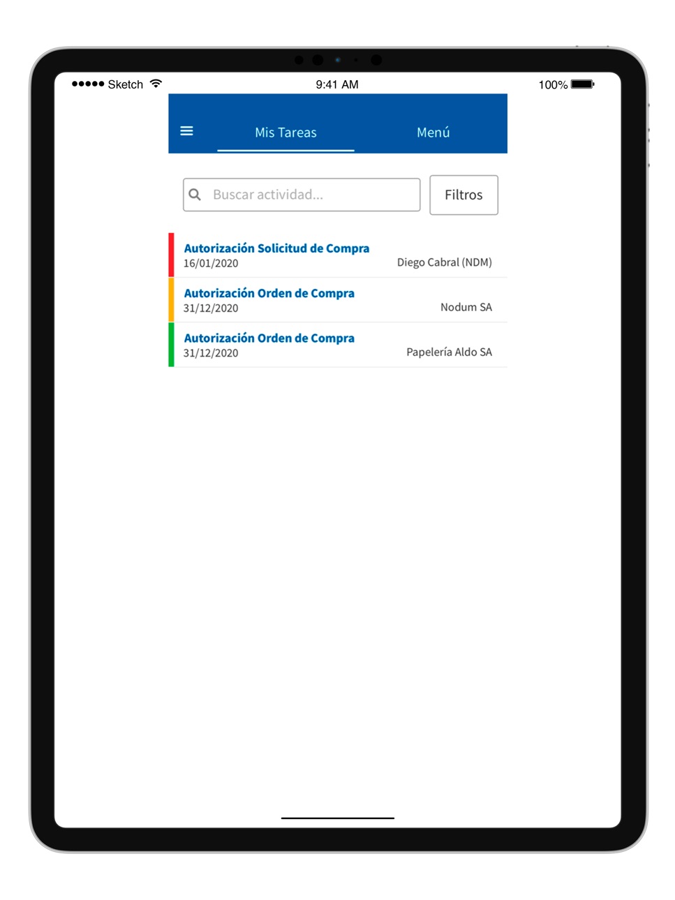 iPad screenshot