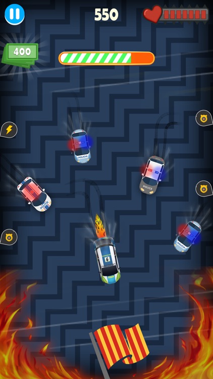 Police Car - Cop Chase Game