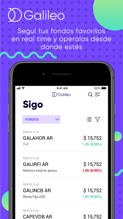 Galileo Inversiones screenshot 2