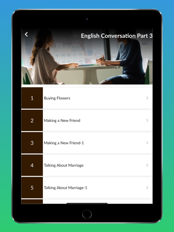 English Conversation. iPad screenshot