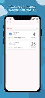 Weather Haru - Live Forecasts screenshot 9