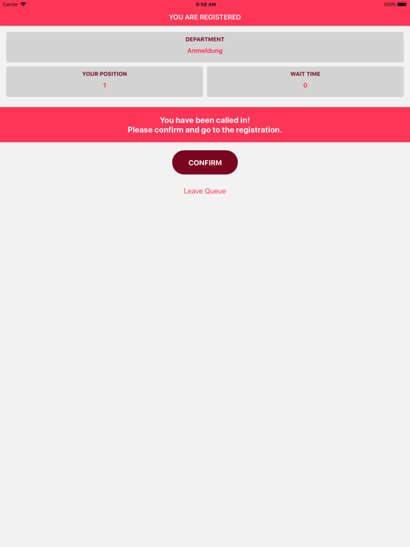 Digital-Queue iPad screenshot