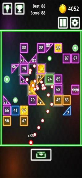 Game screenshot Infinite Brick Breaker: Neon!! mod apk