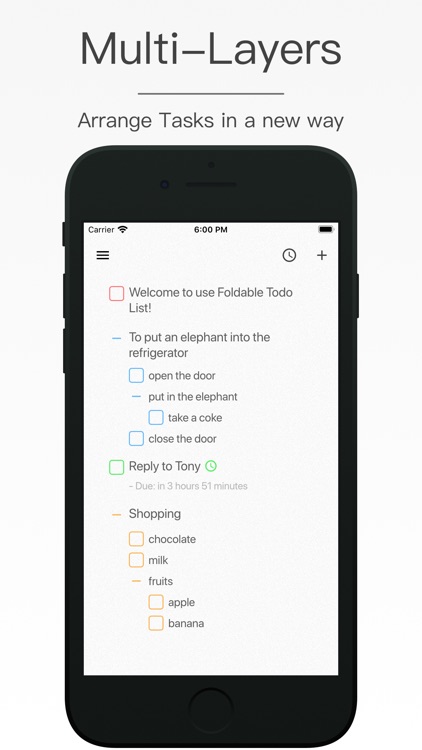 Foldable Todo List
