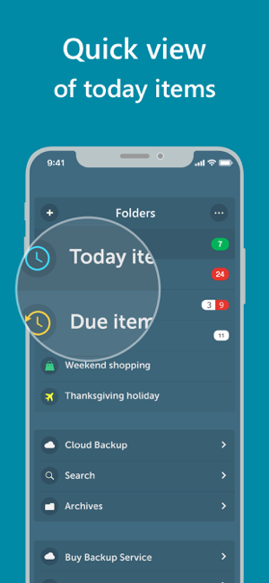 Orderly - Simple to-do lists Screenshot