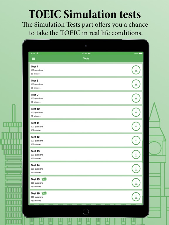 TOEIC Test-Improve your score iPad screenshot 5 - Education app