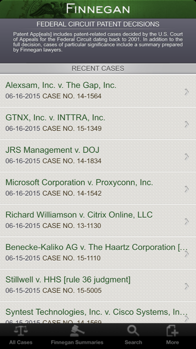 How to cancel & delete Patent App[eals] from iphone & ipad 1
