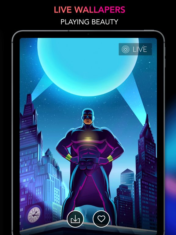 3D Themes - Live Wallpapers iPad screenshot 6 - Photo & Video app