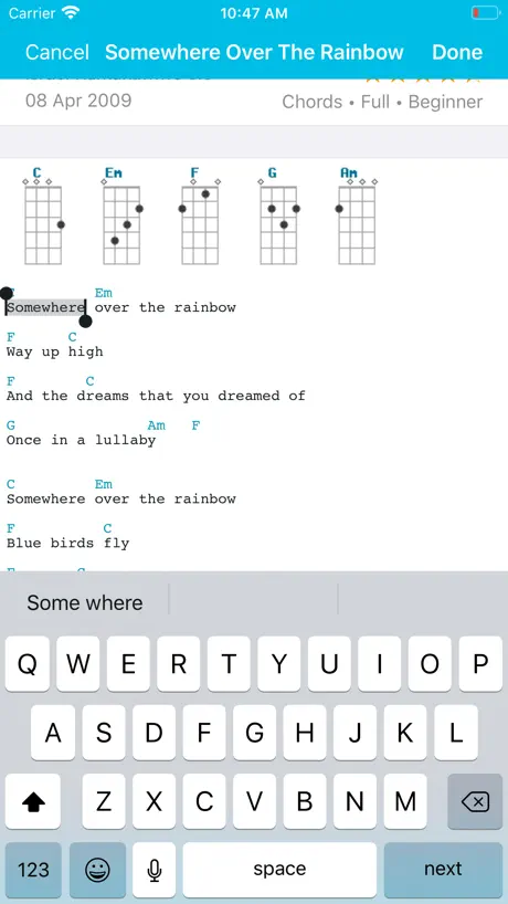 Ukulele Tabs & Chords