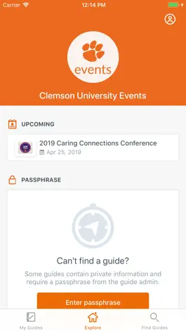 Game screenshot Clemson University Events apk