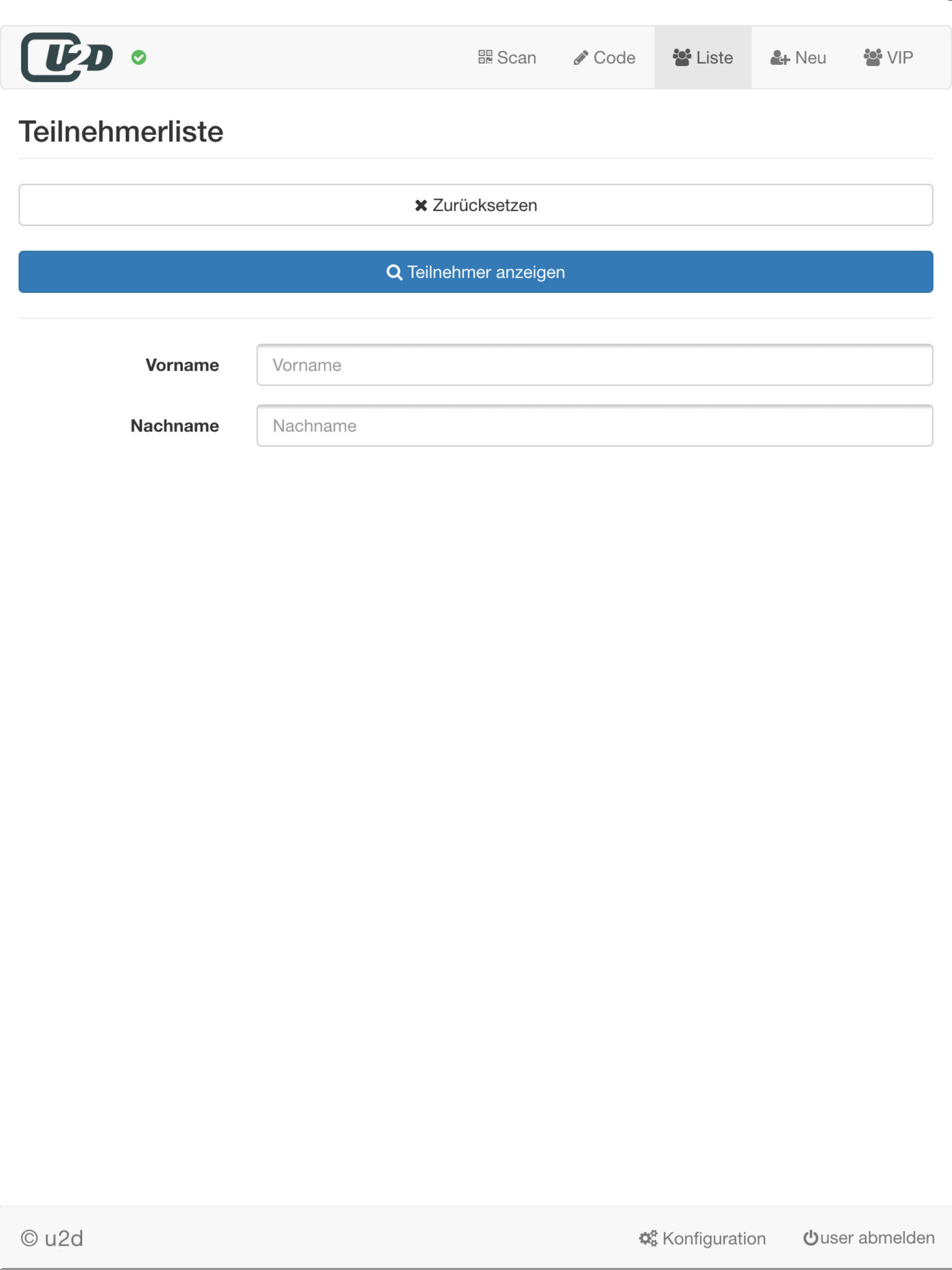 U2D VOS-Client