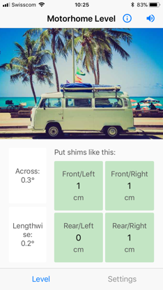 MotorhomeLevel screenshot 2