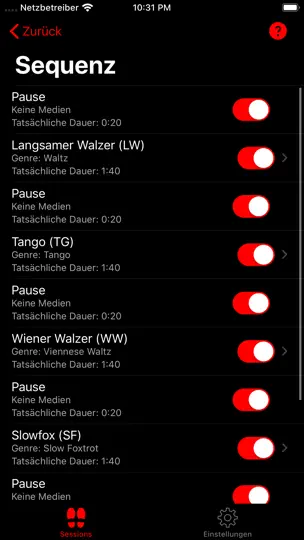 Screenshot von Ballroom Competition Trainer L auf dem iPhone 3