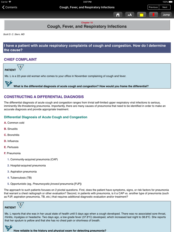 Screenshot #6 pour Symptom to Diagnosis 4/E