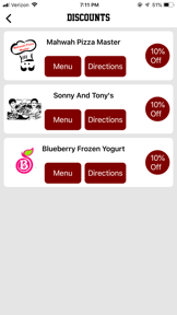 The College App screenshot