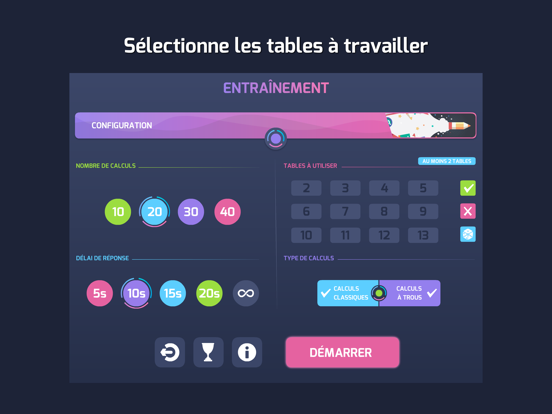 Screenshot #6 pour Défi Tables