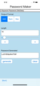 Password-Maker screenshot #2 for iPhone